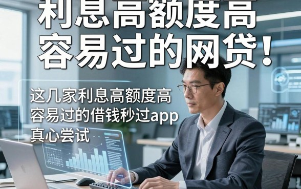 利息高额度高容易过的网贷，这几家利息高额度高容易过的借钱秒过app真心值得尝试
