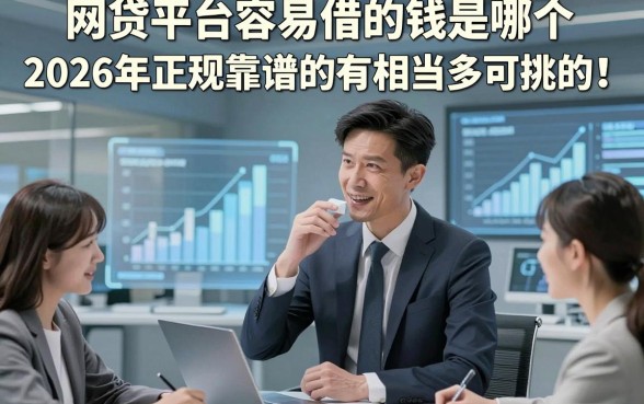 网贷平台容易借的钱是哪个2026年正规靠谱的有相当多可挑的！，本篇为您深入融合这五个借款平台！