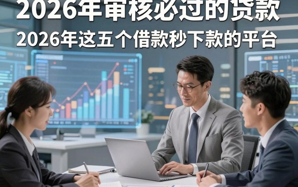 2026年审核必过的贷款，2026年这五个借款秒下款的平台步骤简单好懂