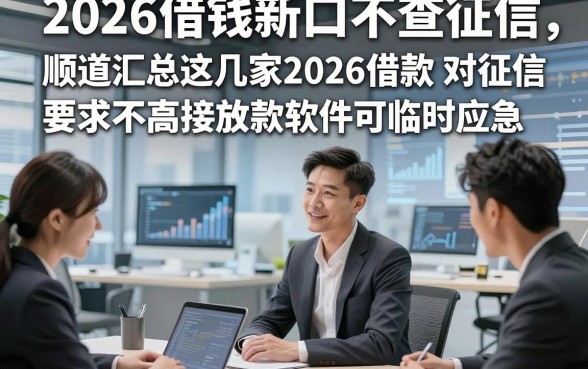 2026借钱新口不查征信，顺道汇总这几家2026借款对征信要求不高直接放款软件可临时应急