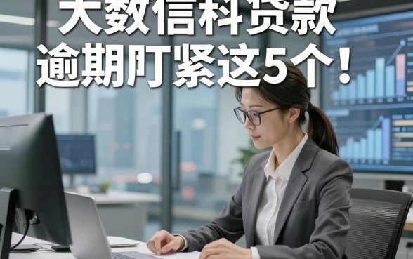 大数信科贷款逾期盯紧这5个！本文为您精心解答！