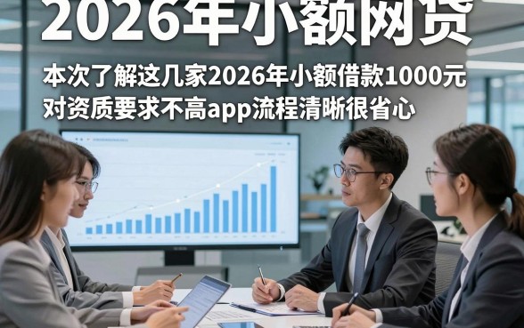 2026年小额网贷,本次了解这几家2026年小额借款1000元对资质要求不高app流程清晰很省心