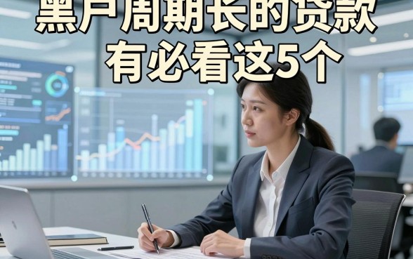 黑户周期长的贷款有必看这5个，本文为您细致整理！