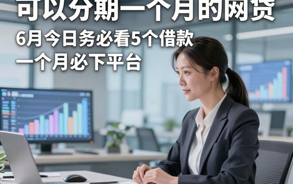 可以分期一个月的网贷，6月今日务必看5个借款一个月必下平台的