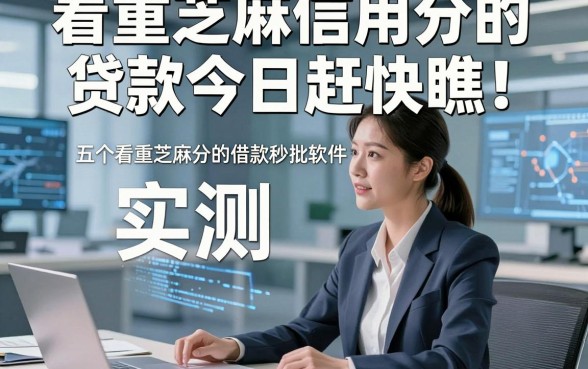看重芝麻信用分的贷款今日赶快瞧！实测​五个看重芝麻分的借款秒批软件