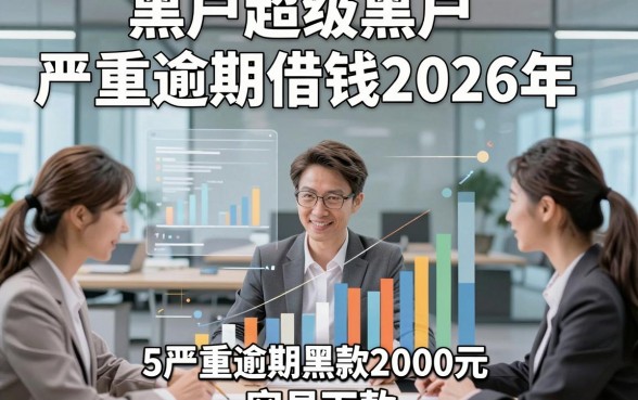 黑户超级黑户严重逾期借钱2026年，本文详解5个严重逾期黑户借款2000元容易下款的平台