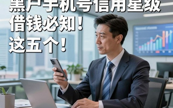 黑户手机号信用星级借钱必知​这五个！本篇为您细致筛选！