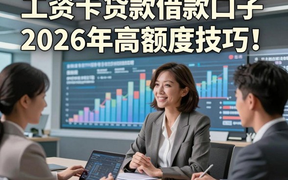 工资卡贷款借款口子2026年高额度技巧！本次评述五个打卡工资网贷口子