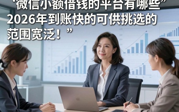 微信小额借钱的平台有哪些2026年到账快的可供挑选的范围宽泛！，本篇深度解说​这五个借款口子！