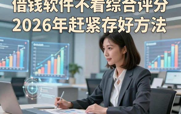 借钱软件不看综合评分，2026年赶紧存好方法这五个借款1000对综合评分要求不高口子