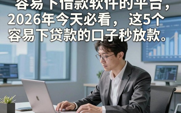 容易下借款软件的平台，2026年今天必看这5个容易下贷款的口子秒放款
