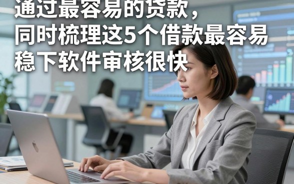 通过最容易的贷款，同时梳理这5个借款最容易稳下软件审核很快