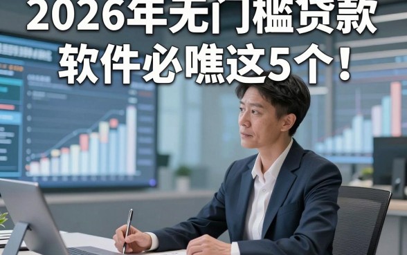 2026年无门槛贷款软件必瞧这5个！本篇为您细致统计！