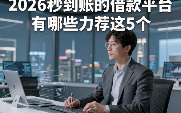 2026秒到账的借款平台有哪些力荐这5个，本篇为您细致公布！