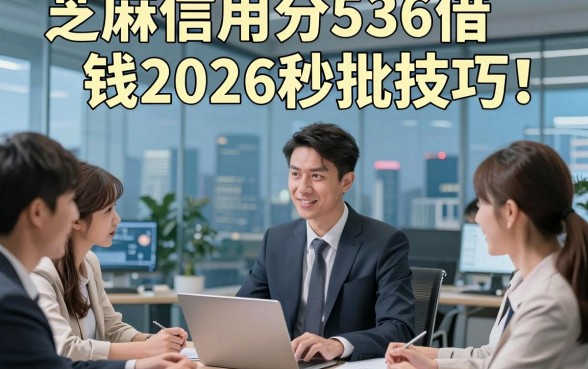 芝麻信用分536借钱2026秒批技巧！隆重提及5个芝麻信用分536借款的软件