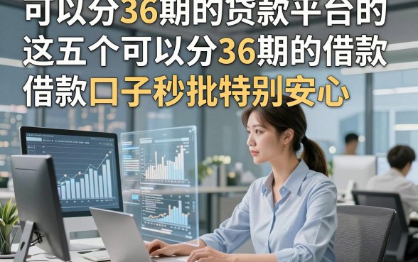 可以分36期的贷款平台的，这五个可以分36期的借款口子秒批特别安心