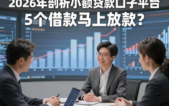 2026年剖析小额贷款口子平台，本文收集5个借款马上放款对资质要求不高app
