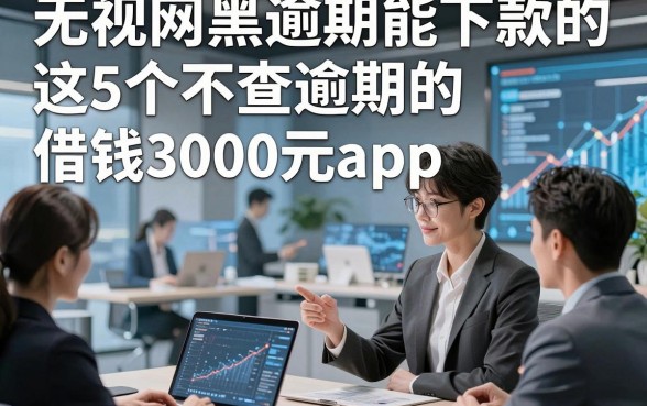 无视网黑逾期能下款的，叙述这5个不查逾期的借钱3000元app