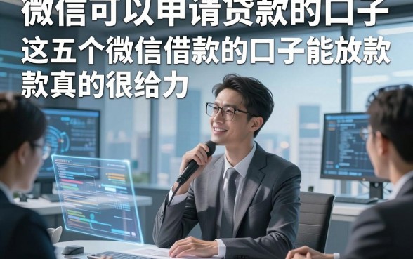 微信可以申请贷款的口子，带您评述这五个微信借款的口子能放款真的很给力