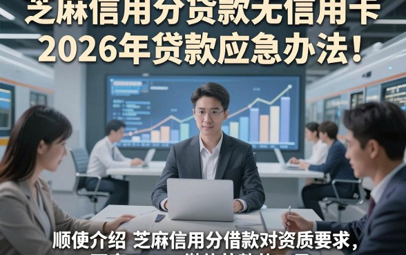 芝麻信用分贷款无信用卡2026年贷款应急办法！顺便介绍五个芝麻信用分借款对资质要求不高5000微信放款的口子