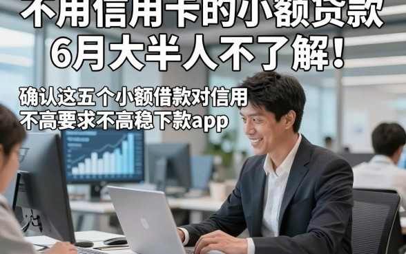 不用信用卡的小额贷款6月大半人不了解！确认这五个小额借款对信用要求不高稳下款app