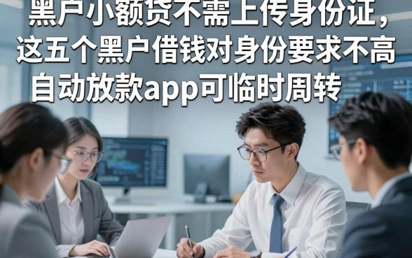 黑户小额贷不需上传身份证，这五个黑户借钱对身份要求不高自动放款app可临时周转