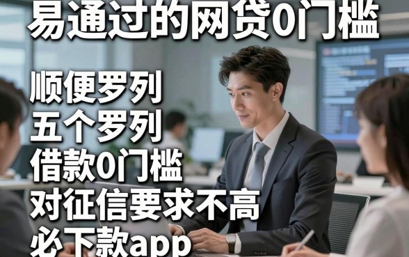 易通过的网贷0门槛，顺便罗列五个借款0门槛对征信要求不高必下款app