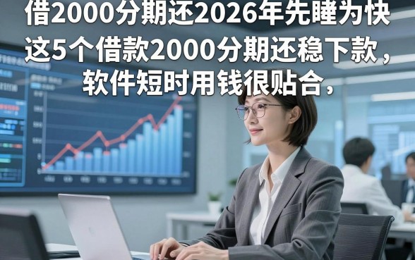 借2000分期还2026年先睹为快,这5个借款2000分期还稳下款的软件短时用钱很贴合