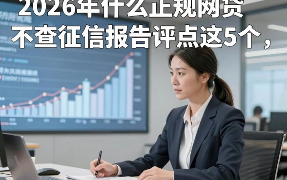 2026年什么正规网贷不查征信报告评点这5个，本文为您详细汇总！