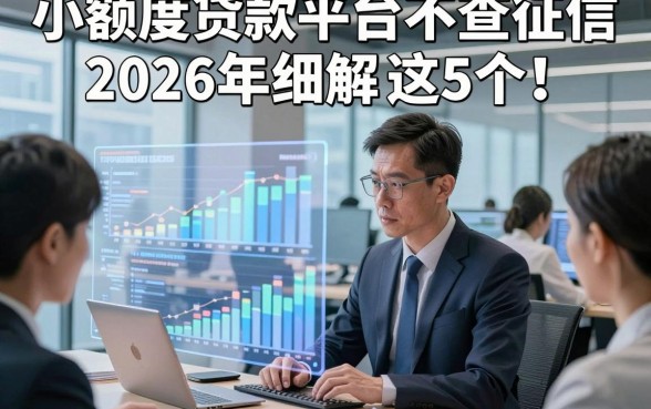 小额度贷款平台不查征信2026年细解​这5个！本篇为您细致揭秘！