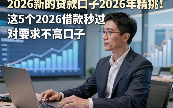 2026新的贷款口子2026年精挑​！详述​这5个2026借款秒过 对要求不高口子