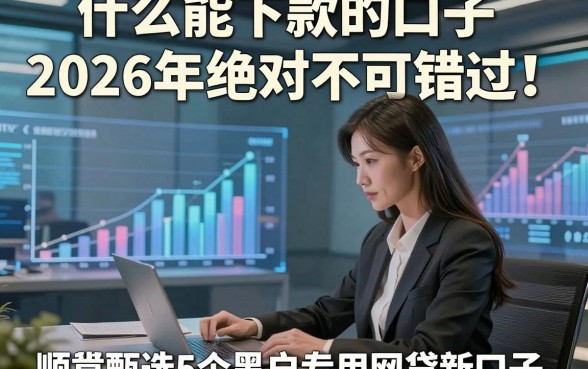 什么能下款的口子2026年绝对不可错过！顺便甄选5个黑户专用网贷新口子