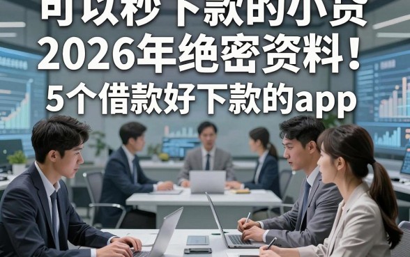 可以秒下款的小贷2026年绝密资料！拆解​5个借款好下款的app