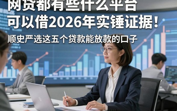 网贷都有些什么平台可以借2026年实锤证据！顺便严选这五个贷款能放款的口子