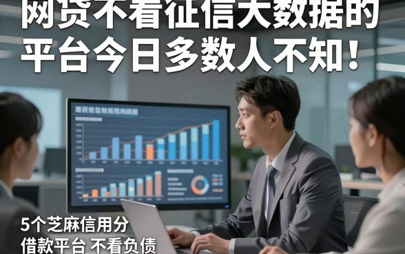 网贷不看征信大数据的平台今日多数人不知！优选​5个芝麻信用分借款平台不看负债