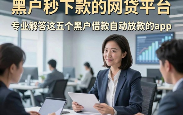 黑户秒下款的网贷平台，专业解答这五个黑户借款自动放款的app