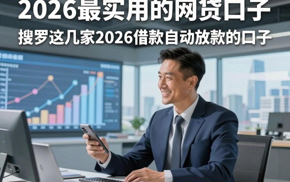 2026最实用的网贷口子，搜罗这几家2026借款自动放款的口子