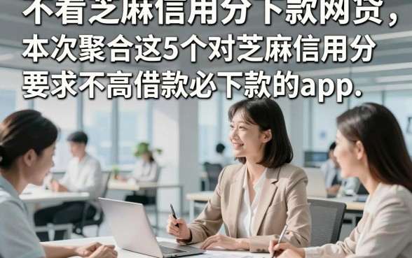 不看芝麻信用分下款网贷，本次聚合这5个对芝麻信用分要求不高借款必下款的app