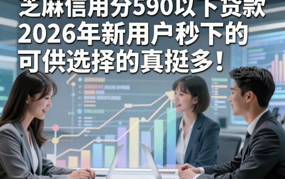 芝麻信用分590以下贷款2026年新用户秒下的可供选择的真挺多！，本文精心归类​这五个贷款口子！