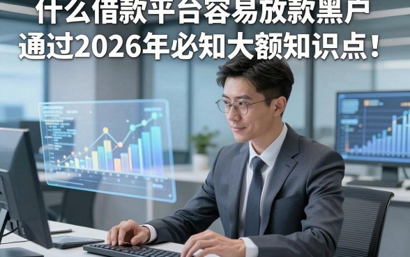 什么借款平台容易放款黑户通过2026年必知大额知识点！本文为您深度综括！