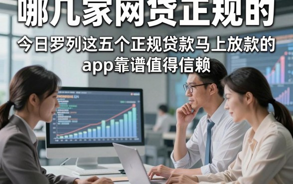 哪几家网贷正规的，今日罗列这五个正规贷款马上放款的app靠谱值得信赖