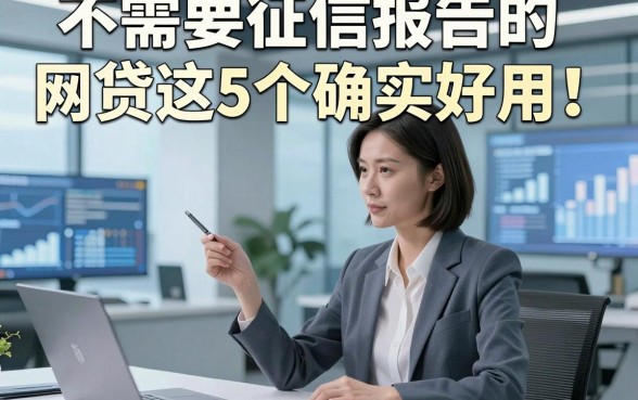 不需要征信报告的网贷这5个确实好用！本文为您精心搜罗！