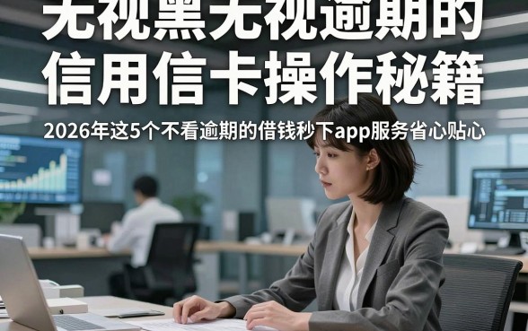 无视黑无视逾期的信用信卡操作秘籍,2026年这5个不看逾期的借钱秒下app服务省心贴心
