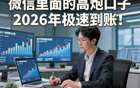 微信里面的高炮口子2026年极速到账！优选​这5个微信借款3000秒过对资质要求不高口子