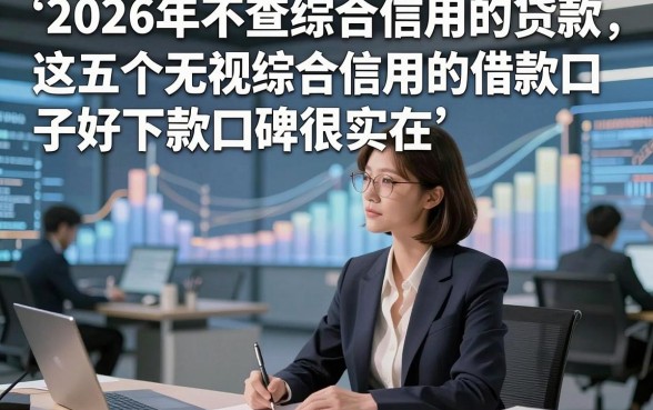 2026年不查综合信用的贷款，这五个无视综合信用的借款口子好下款口碑很实在