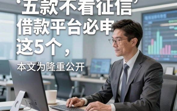 五款不看征信借款平台必申​这5个，本文为您隆重公开！