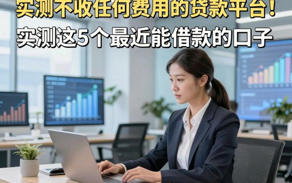 实测不收任何费用的贷款平台！实测这5个最近能借款的口子