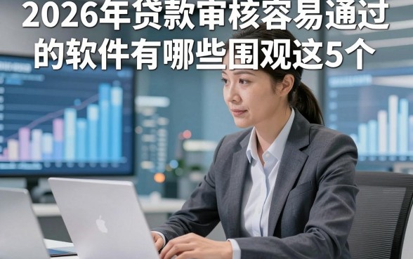 2026年贷款审核容易通过的软件有哪些围观这5个​，本文为您权威解答！