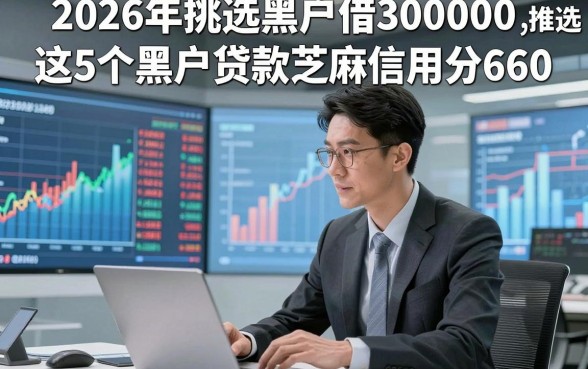 2026年挑选黑户借300000，推选​这5个黑户贷款芝麻信用分660