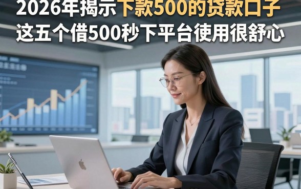 2026年揭示下款500的贷款口子，这五个借500秒下平台使用很舒心